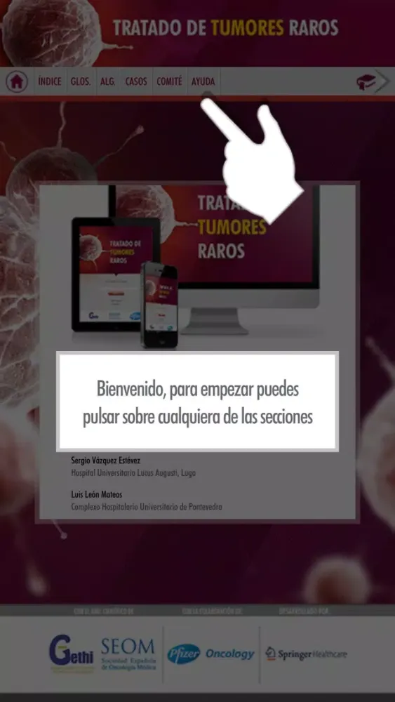 Zrzuty ekranu Tratado de Tumores Raros