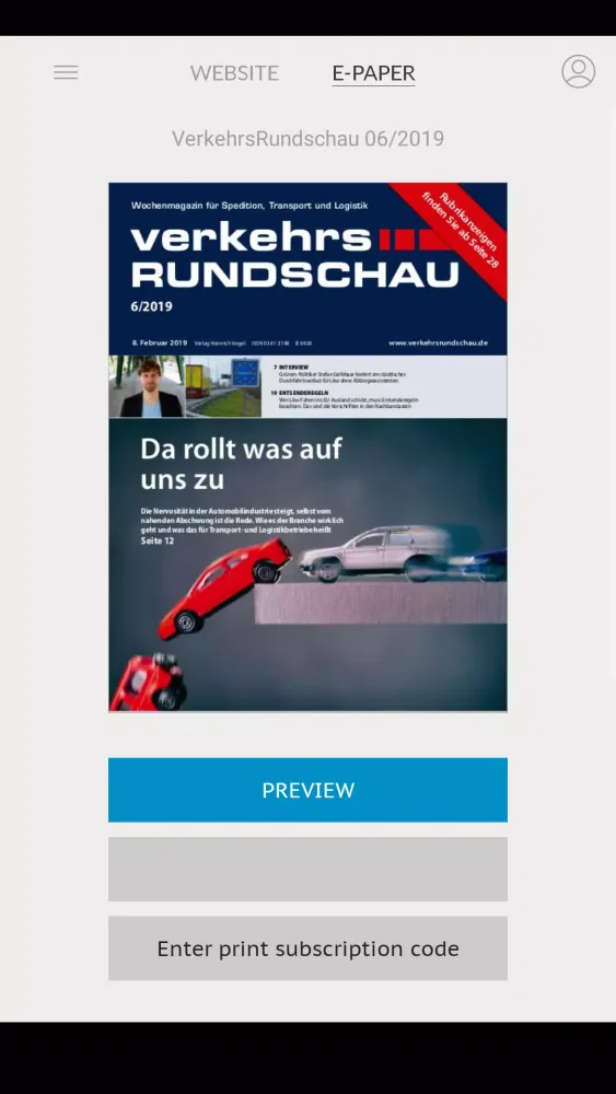 VerkehrsRundschau 스크린샷