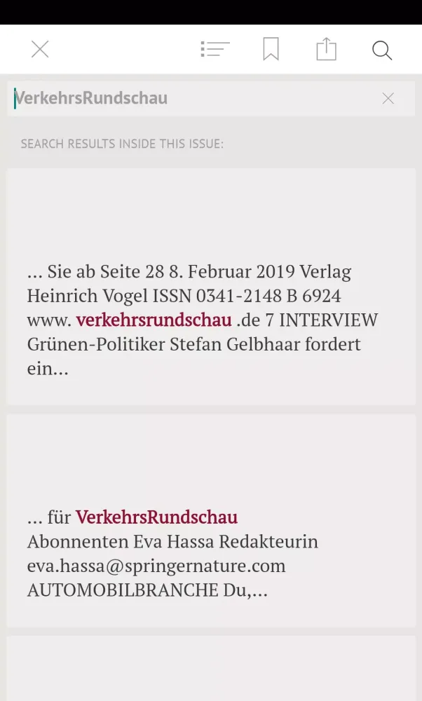 VerkehrsRundschau 스크린샷