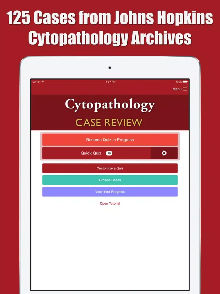 ภาพหน้าจอของ Cytopathology Case Review Atlas iPad 