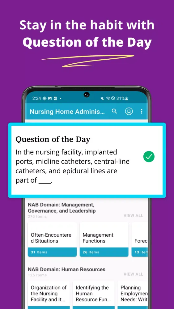 Nursing Home Administration应用截图