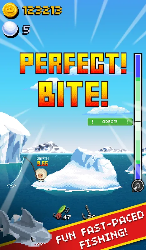 Captures d'écran de Desert Island Fishing