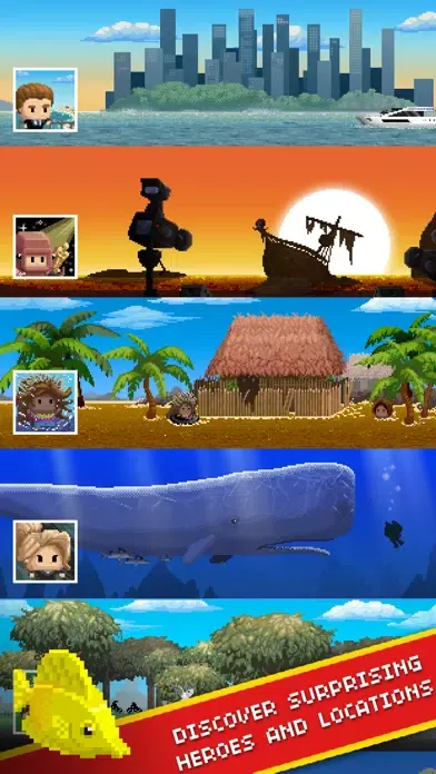Capturas de tela do Desert Island Fishing