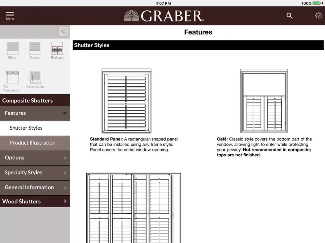 Screenshot di Custom Decorating by Graber iPad 