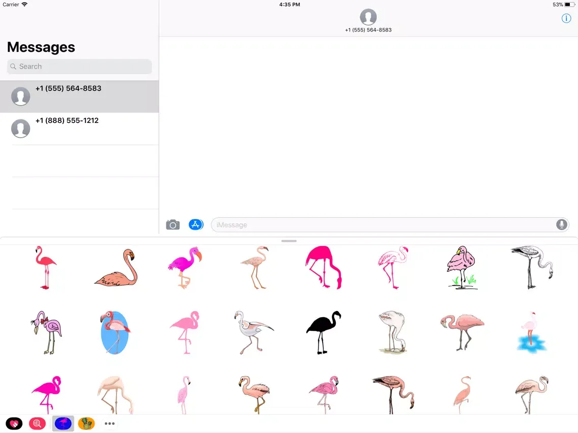 Zrzuty ekranu Trendy Flamingo iPad 