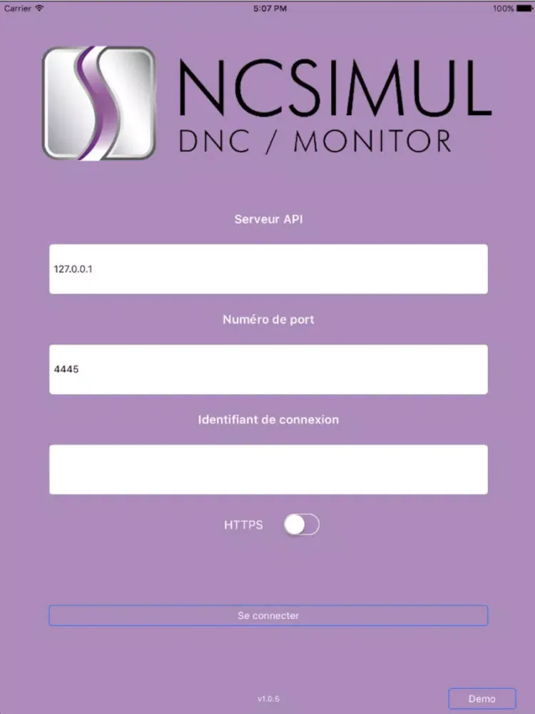 ภาพหน้าจอของ NCS Monitor iPad 