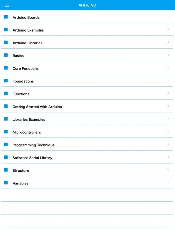 Screenshot di Arduino Pocket Reference Pro iPad 