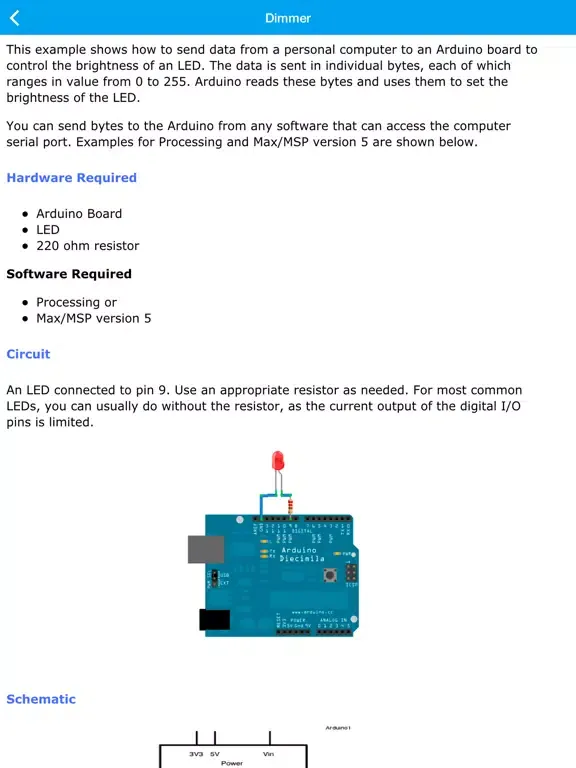 Screenshot di Arduino Pocket Reference Pro iPad 