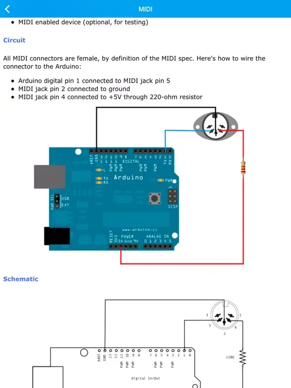 Screenshot di Arduino Pocket Reference Pro iPad 
