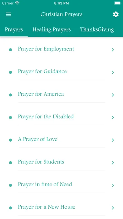 Christian Prayers スクリーンショット