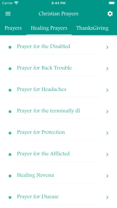 Christian Prayers スクリーンショット