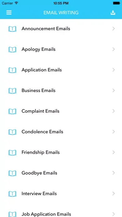 Tangkapan layar Email Writing Pro