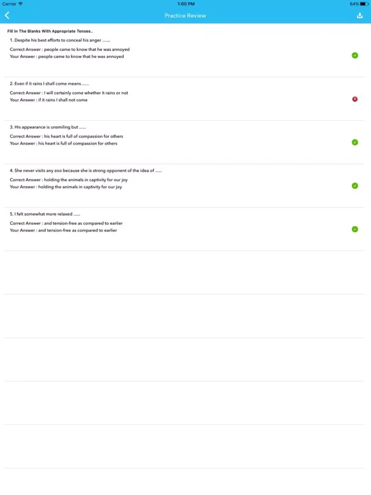 صور English Tenses Pro iPad 