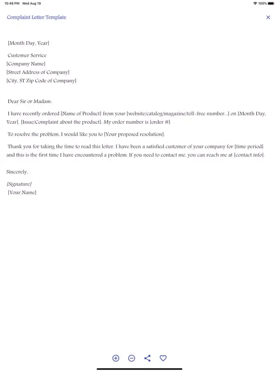 Zrzuty ekranu English Letter Writing Pro iPad 