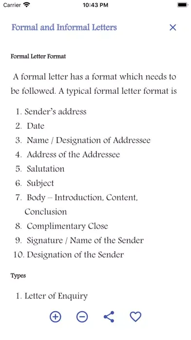 Zrzuty ekranu English Letter Writing Pro