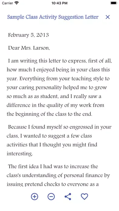 Zrzuty ekranu English Letter Writing Pro