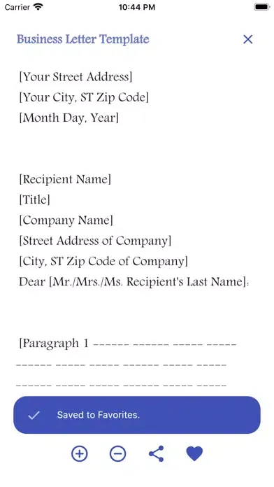 Zrzuty ekranu English Letter Writing Pro
