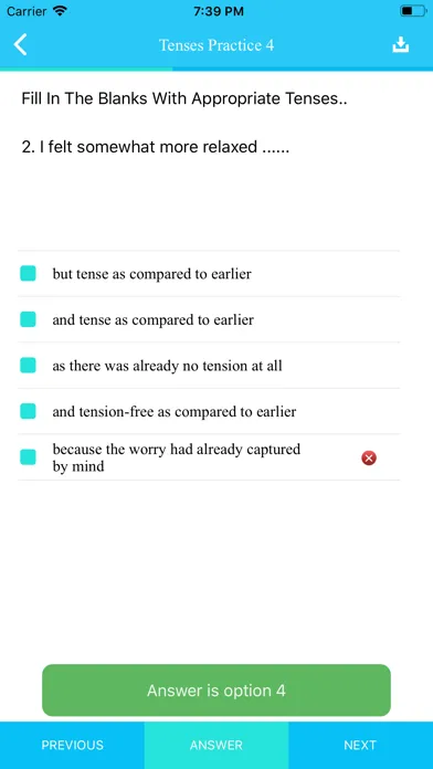 English Tenses Practice 스크린샷