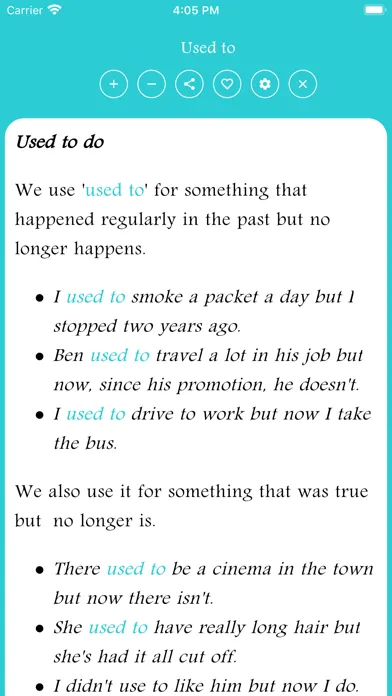 Ảnh chụp màn hình của English Grammar Book