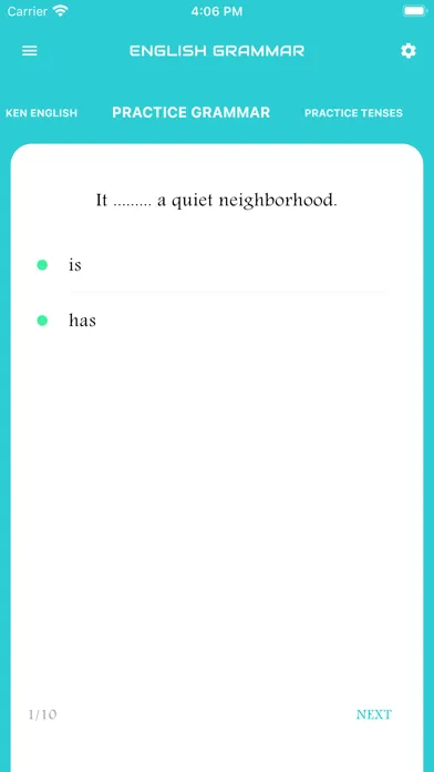 Ảnh chụp màn hình của English Grammar Book