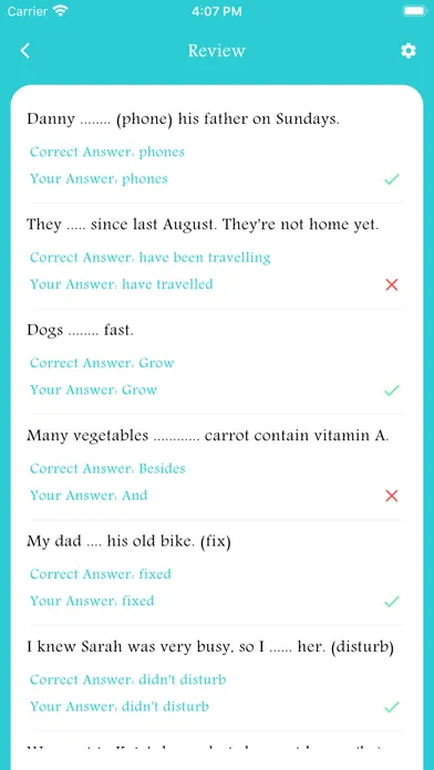 Ảnh chụp màn hình của English Grammar Book