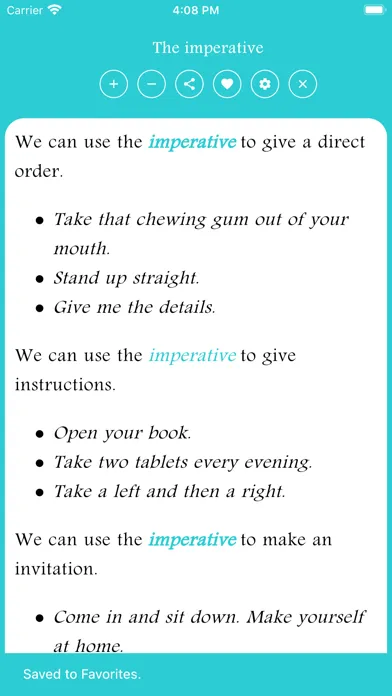Ảnh chụp màn hình của English Grammar Book