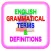 Grammatical Terms and Definitions