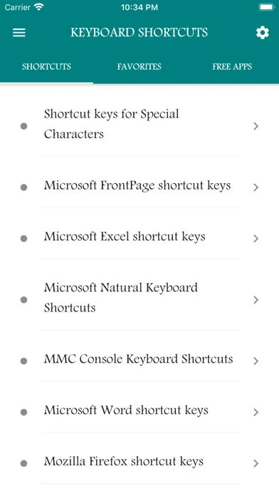 Learn Keyboard Shortcuts Screenshots