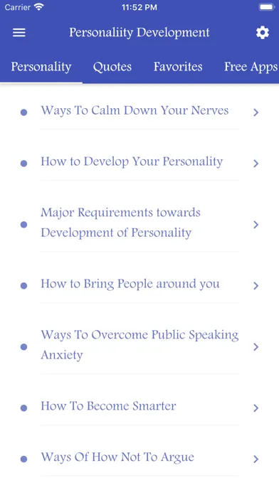 Capturas de pantalla de Develop Personality