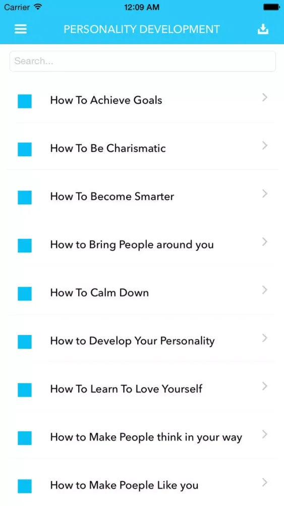 Tangkapan skrin Personality Development Pro