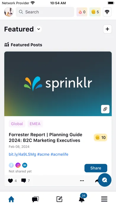 Ảnh chụp màn hình của Sprinklr Extend