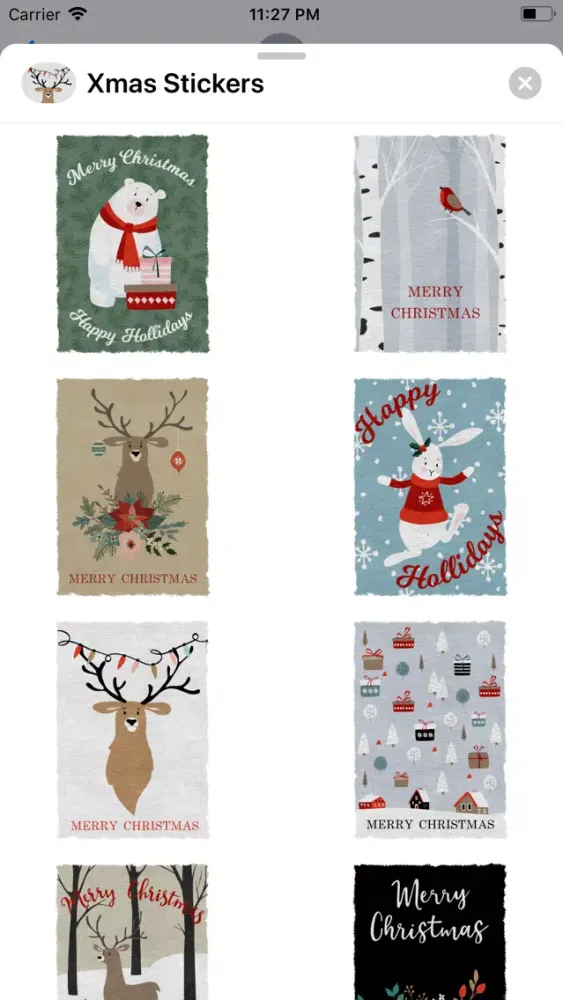 Xmas Christmas Stickers Pack Ekran Görüntüleri