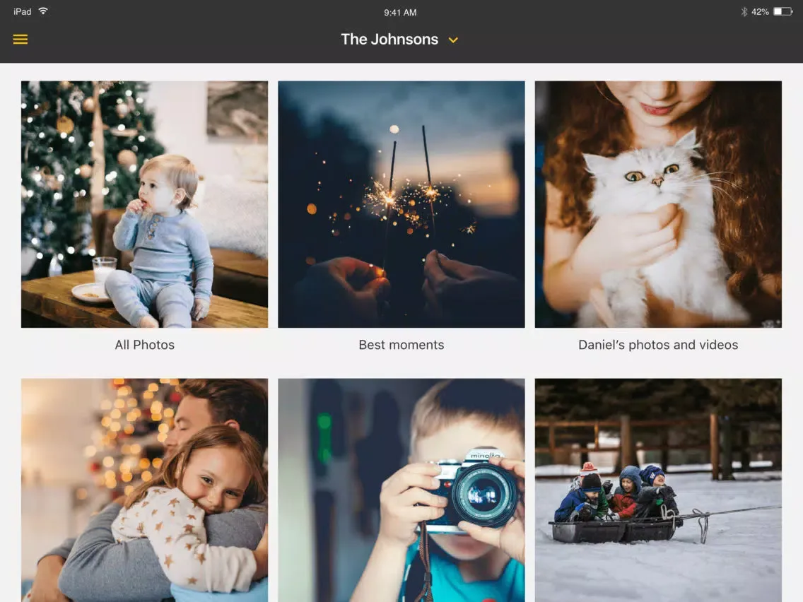FamilyWall for Sprint iPad  スクリーンショット