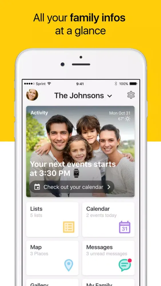 FamilyWall for Sprint スクリーンショット
