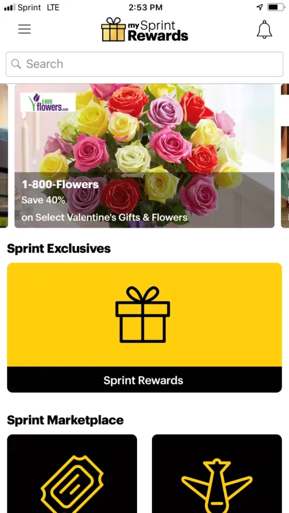 Скриншоты My Sprint Rewards