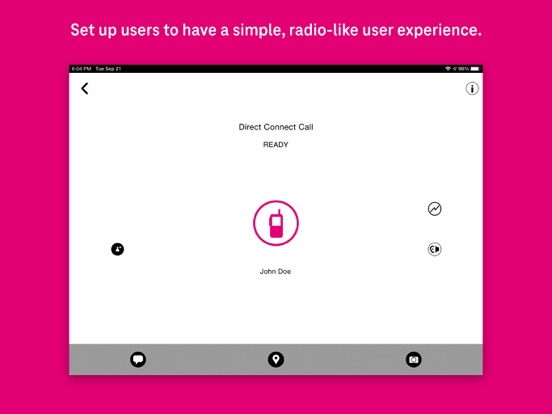T-Mobile Direct Connect iPad 应用截图