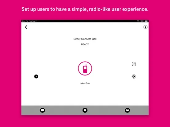 T-Mobile Direct Connect iPad 应用截图