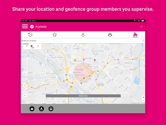 T-Mobile Direct Connect iPad 应用截图