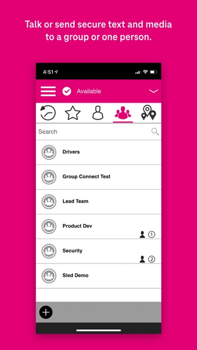 T-Mobile Direct Connect应用截图