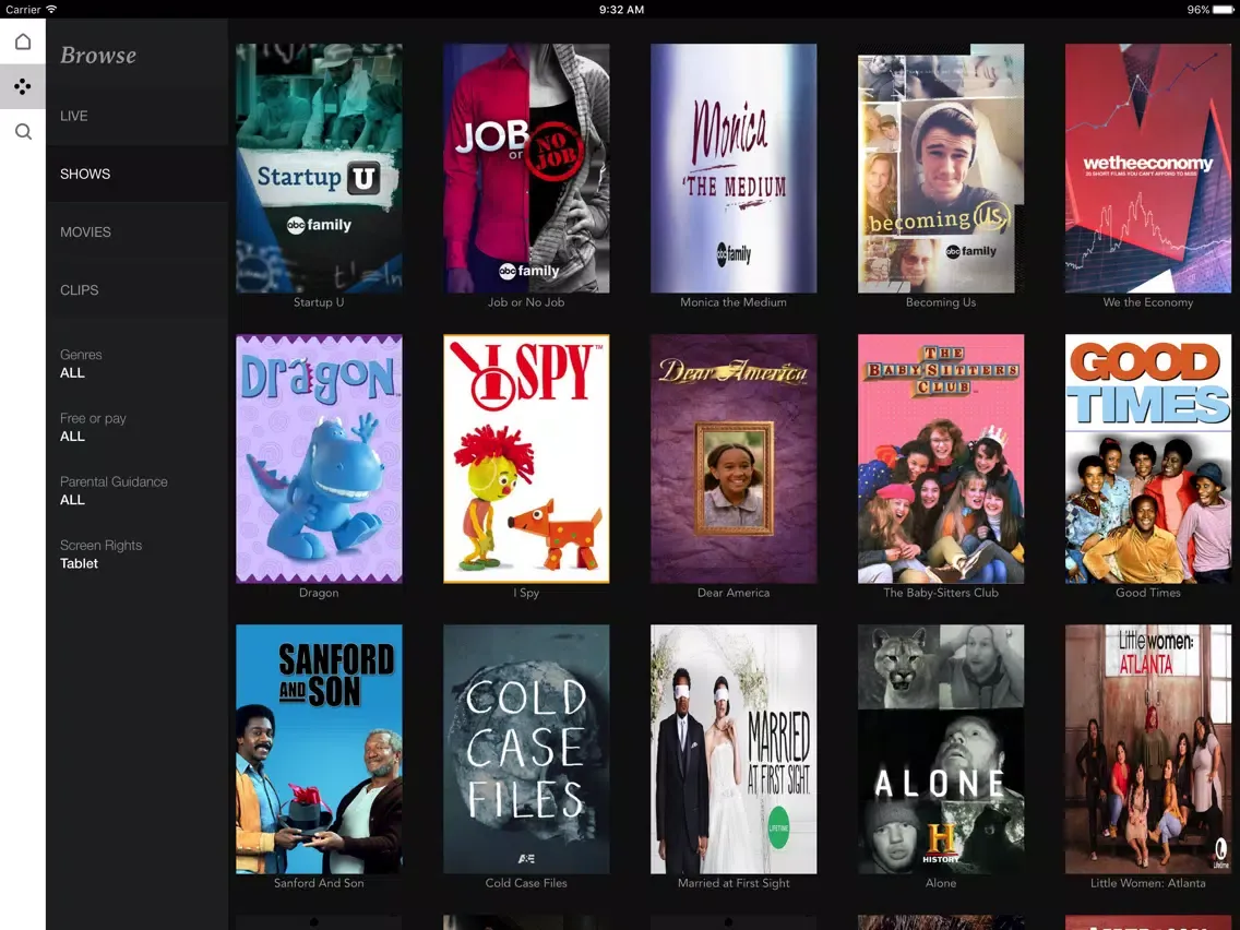Capturas de tela do Sprint Spot iPad 