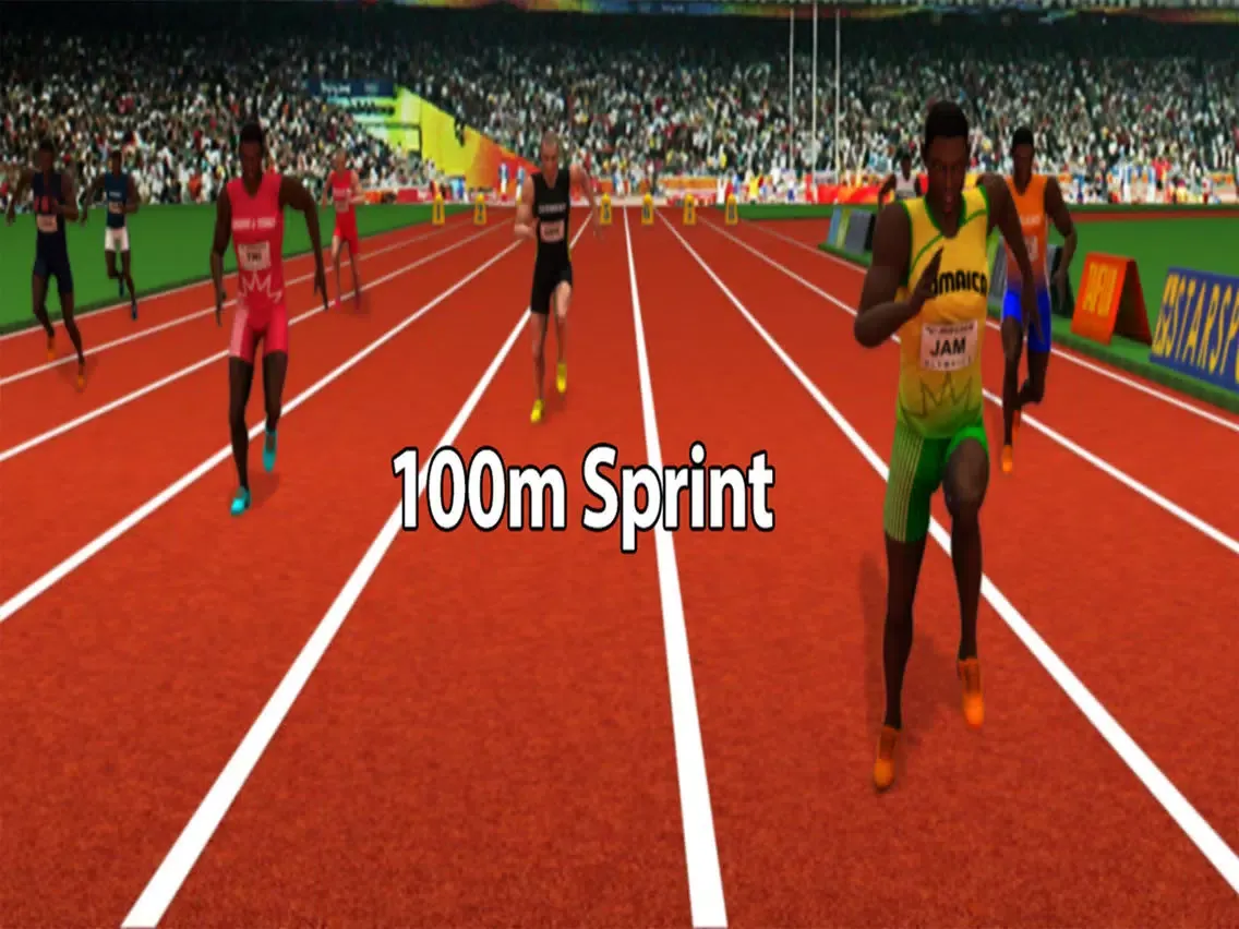 100m Sprint Race 2017 - challenge the best iPad 應用截圖