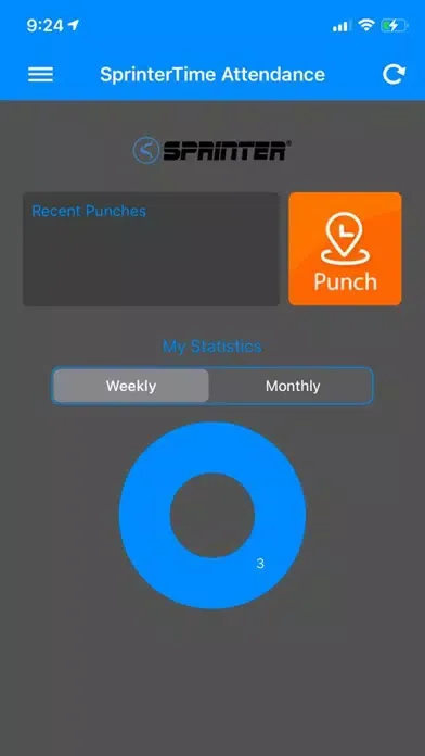 Sprinter Attendance App Screenshots
