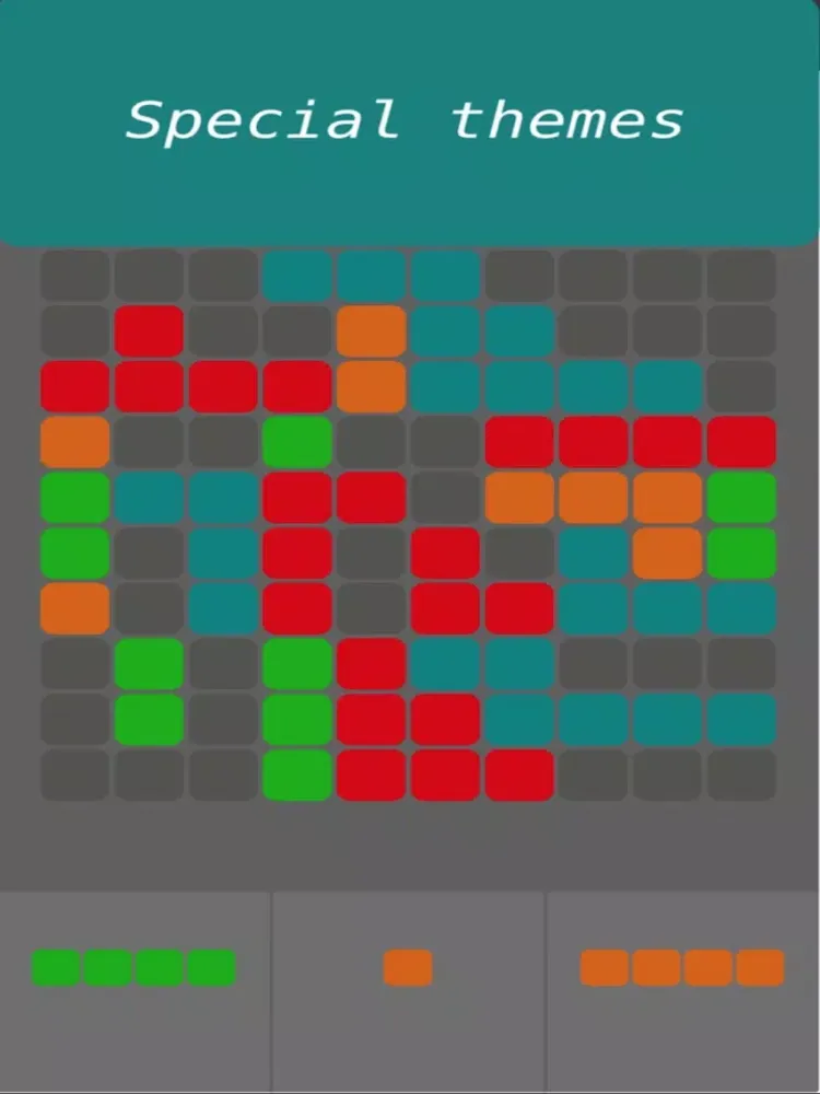 ภาพหน้าจอของ Color Puzzle Blocks iPad 