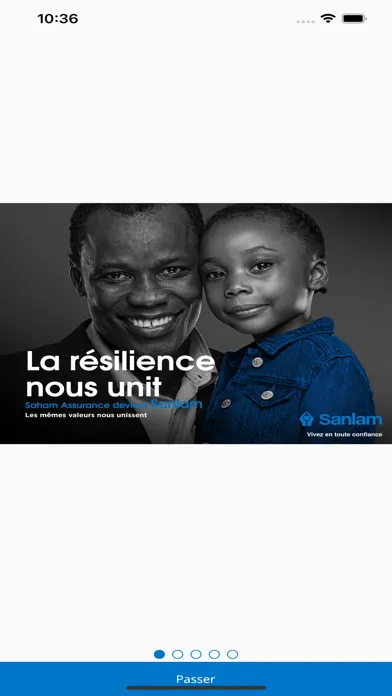 Tangkapan skrin Sanlam Cameroun