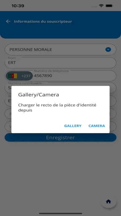 Tangkapan skrin Sanlam Cameroun