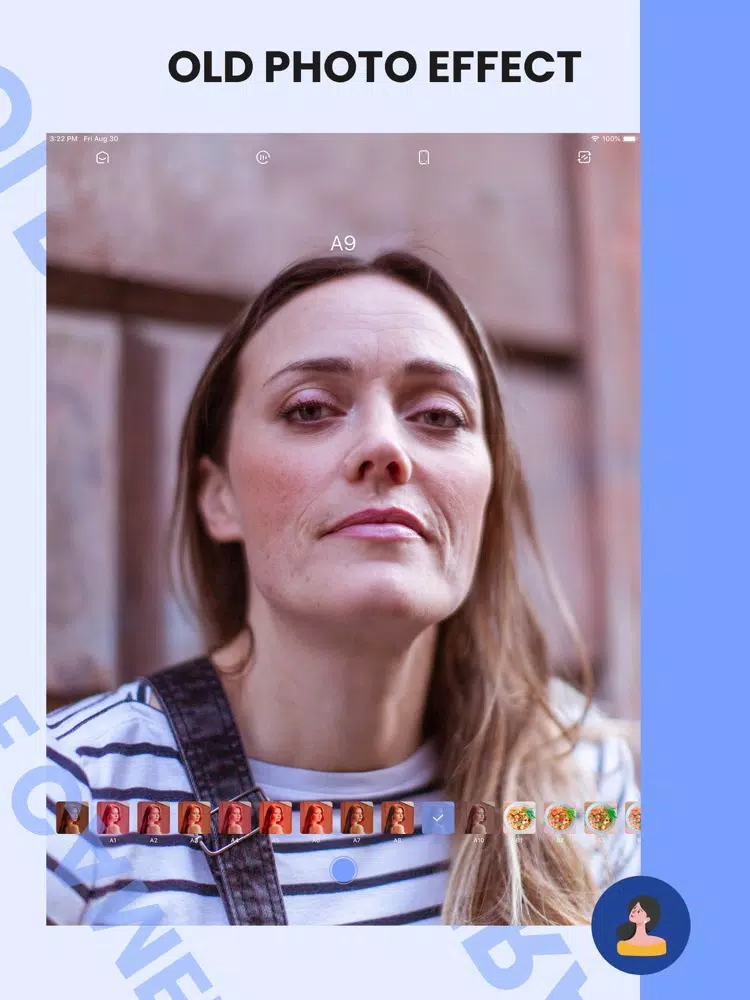 Old Face Camera Aging Changer iPad  Screenshots