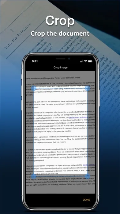 Tangkapan skrin Multi Documents Scanner OCR
