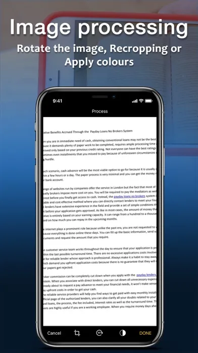 Tangkapan skrin Multi Documents Scanner OCR