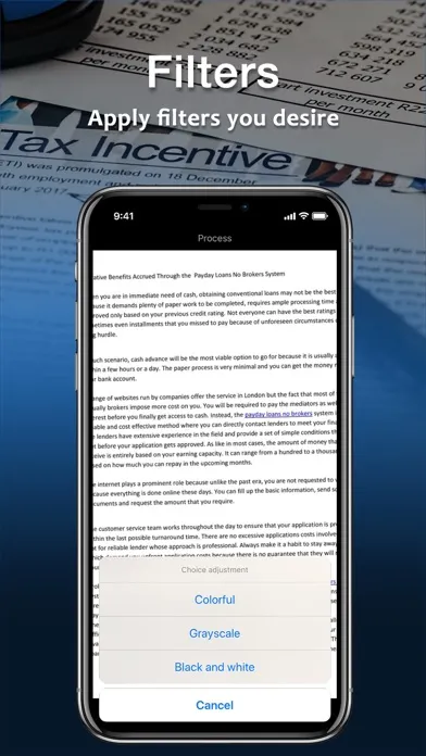 Tangkapan skrin Multi Documents Scanner OCR