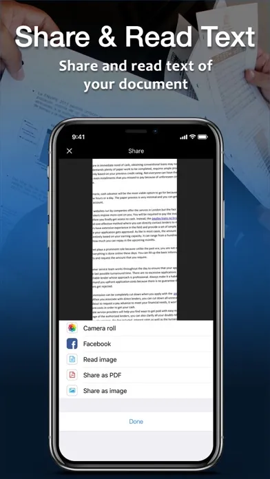 Tangkapan skrin Multi Documents Scanner OCR